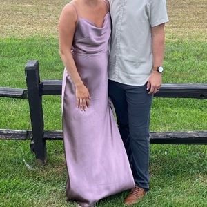 Birdy Grey Mauve Satin Dress